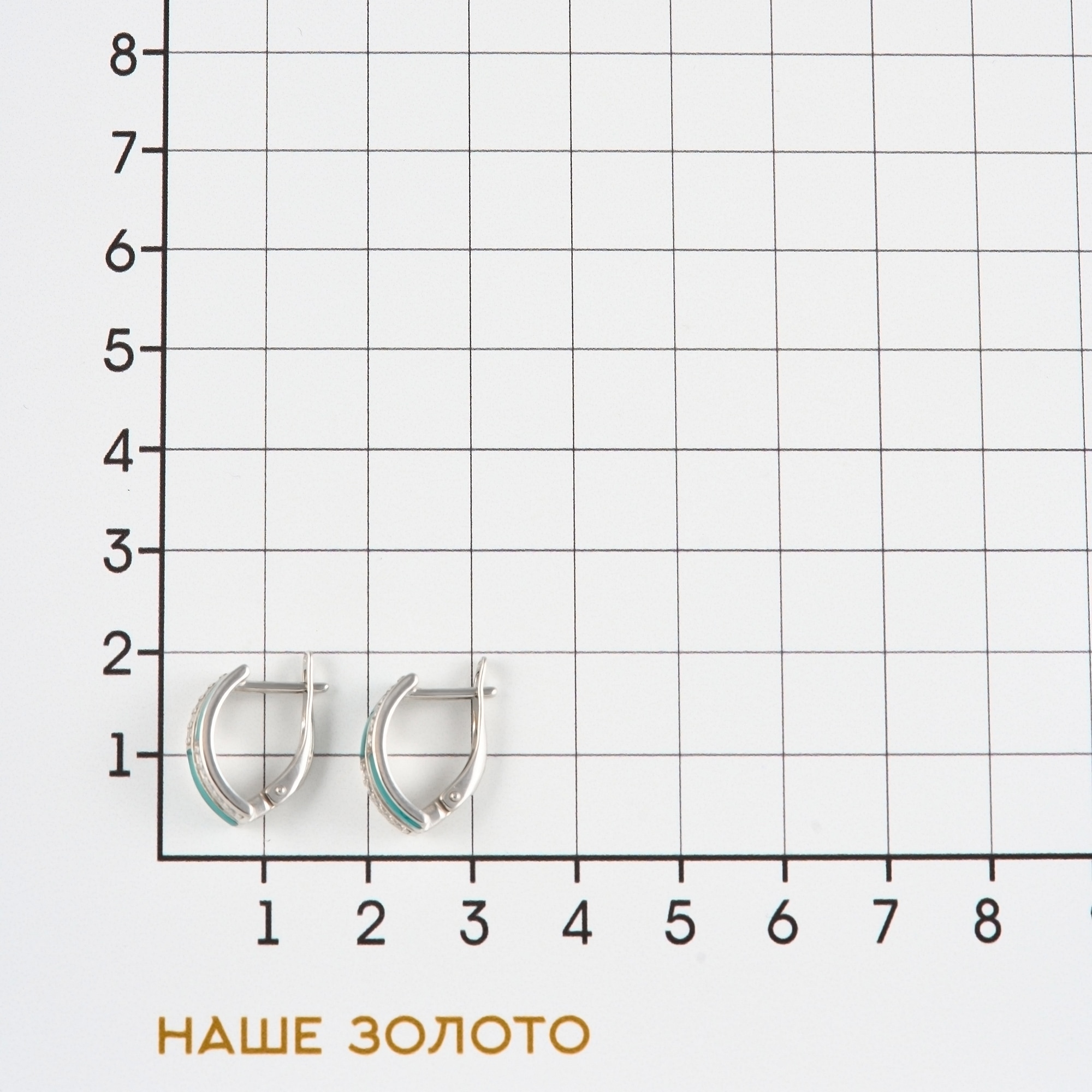 Серебряные серьги Sokolov  со вставками (фианит) ДИ94024054