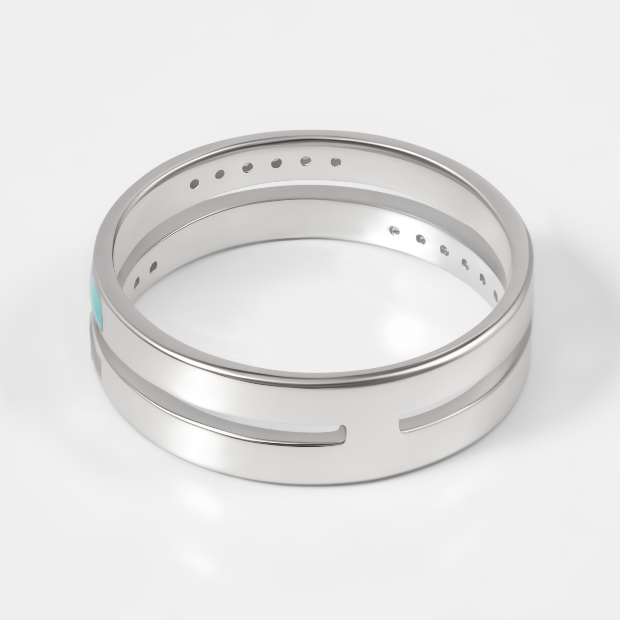 Серебряное кольцо Sokolov  со вставками (фианит) ДИ94013138, размеры от 15 до 20