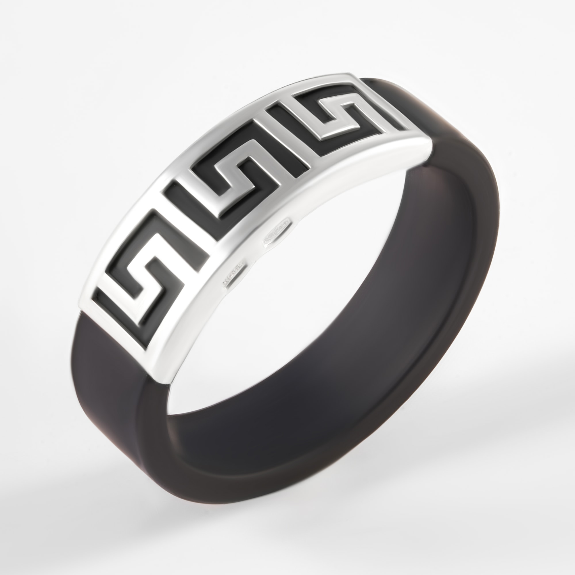 Серебряное кольцо Новое время  со вставками () НРСР03455К, размеры от 16 до 20