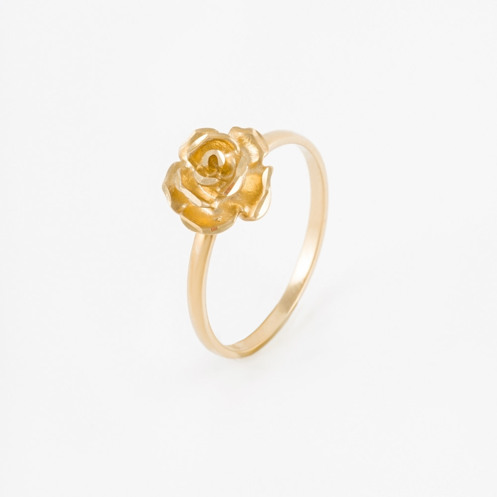 Золотое кольцо Vangold из красного золота 585 пробы ЛД0101000123165, размеры от 16 до 18