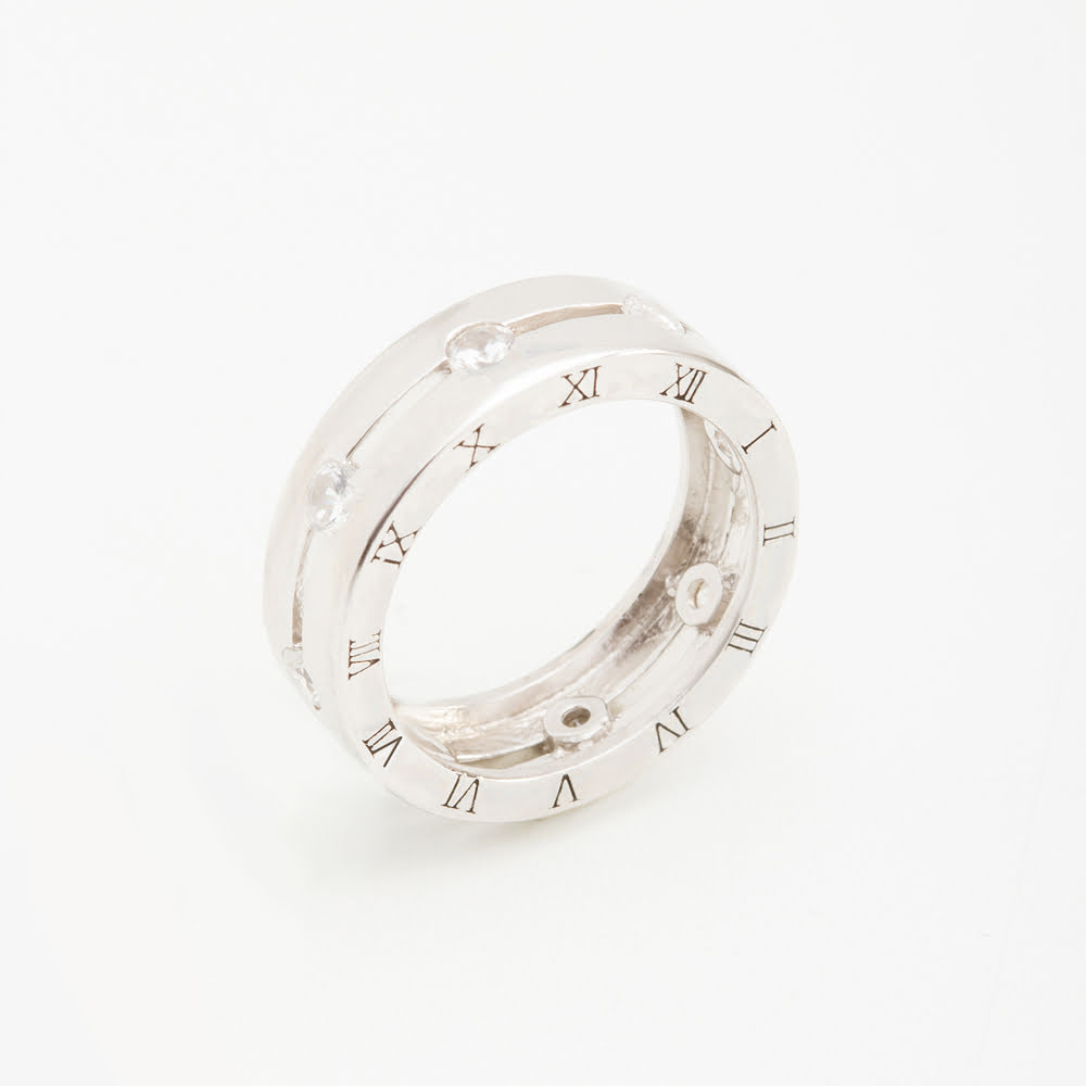 Серебряное кольцо Серебряные крылья  со вставками (фианит) СЫ21СЕТ7848А-113, размеры от 16 до 18