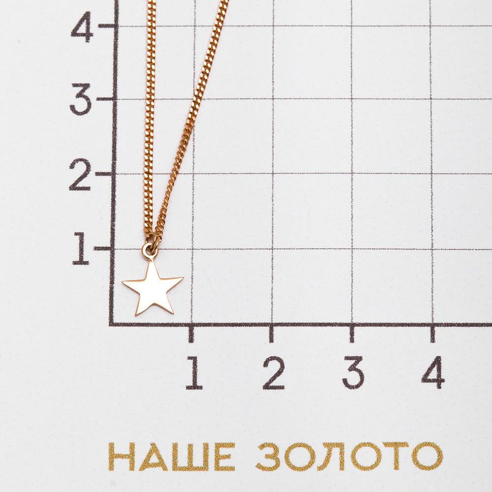 Золотое колье Liberty  из красного золота 585 пробы РЫ5781699, размеры от 45 до 45