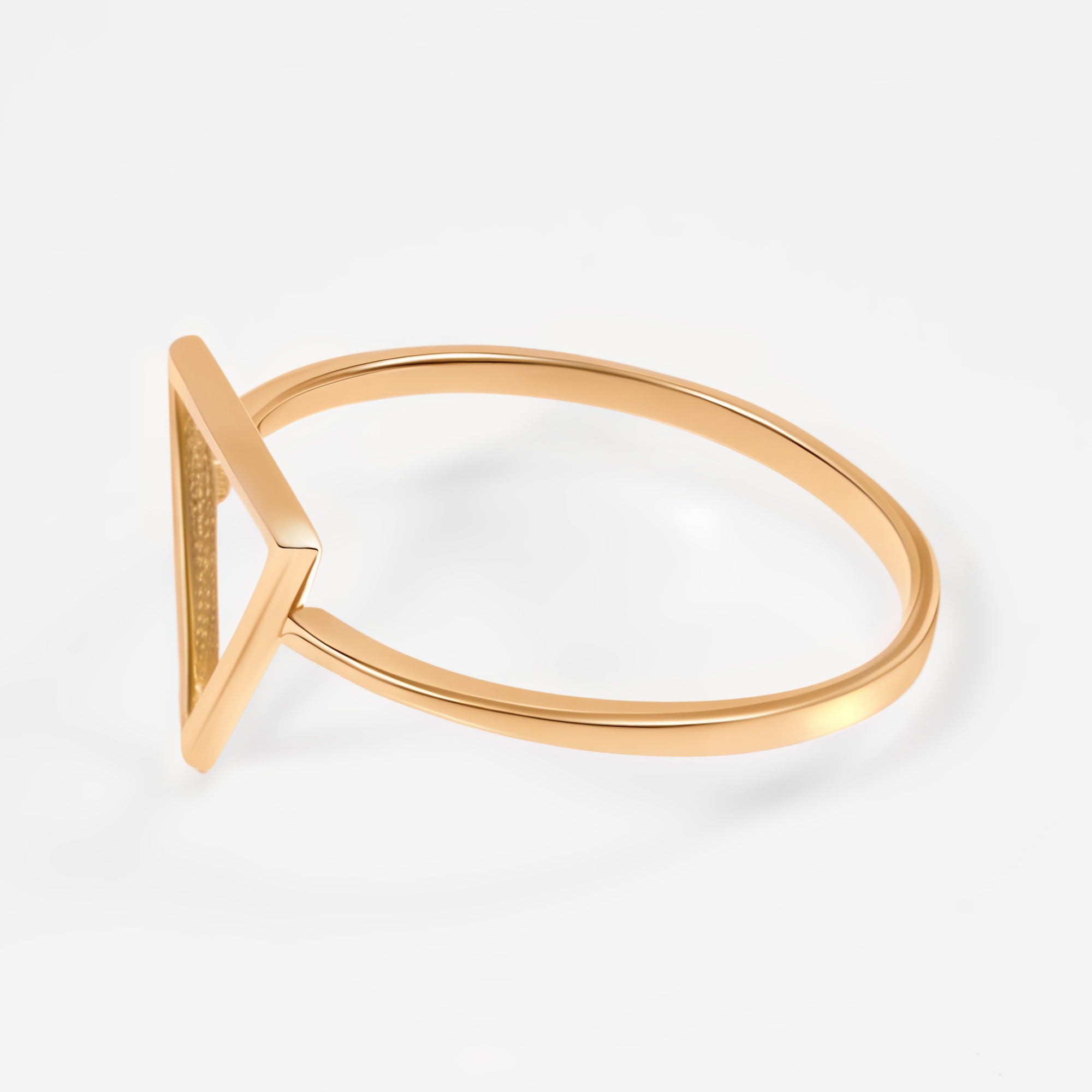 Золотое кольцо Liberty  из красного золота 585 пробы РЫ1780799, размеры от 15.5 до 19