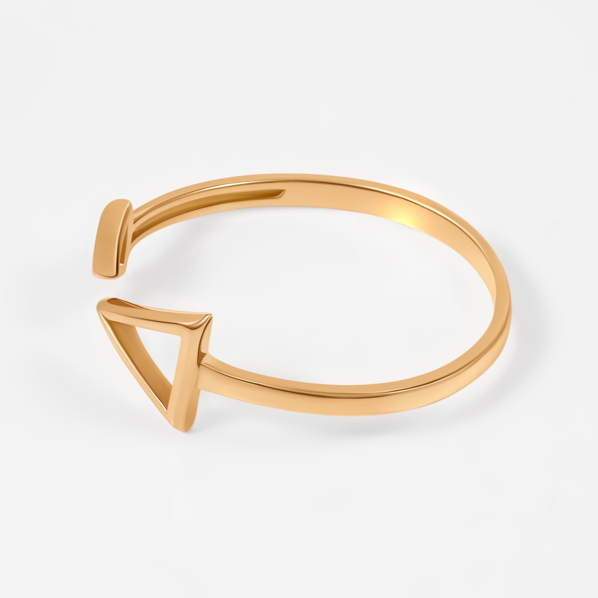 Золотое кольцо Liberty  из красного золота 585 пробы РЫ1780899, размеры от 15.5 до 19