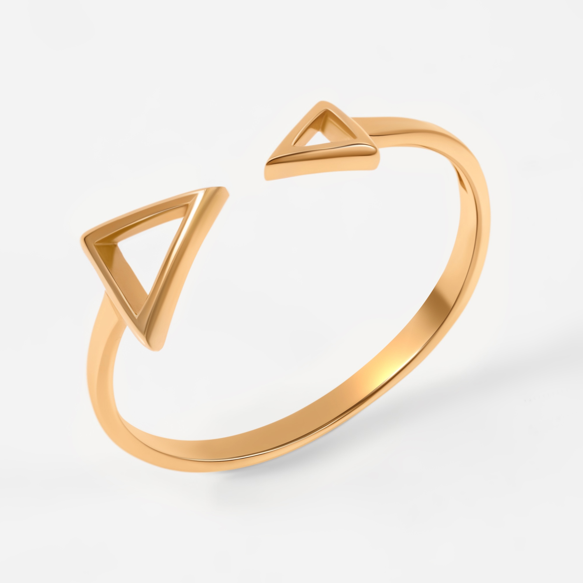 Золотое кольцо Liberty  из красного золота 585 пробы РЫ1780899, размеры от 15.5 до 19