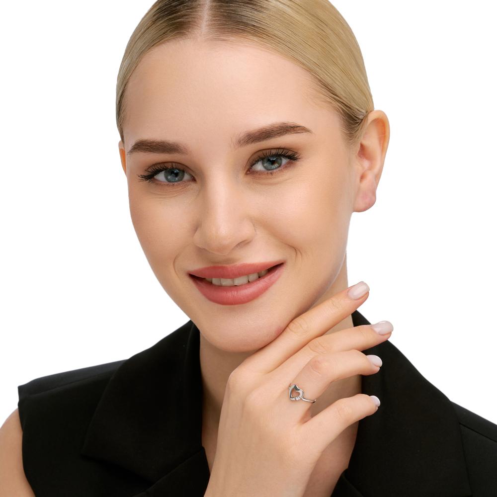Серебряное кольцо Золотые купола со вставками (фианит) ЗК1101069-00775, размеры от 16.5 до 16.5