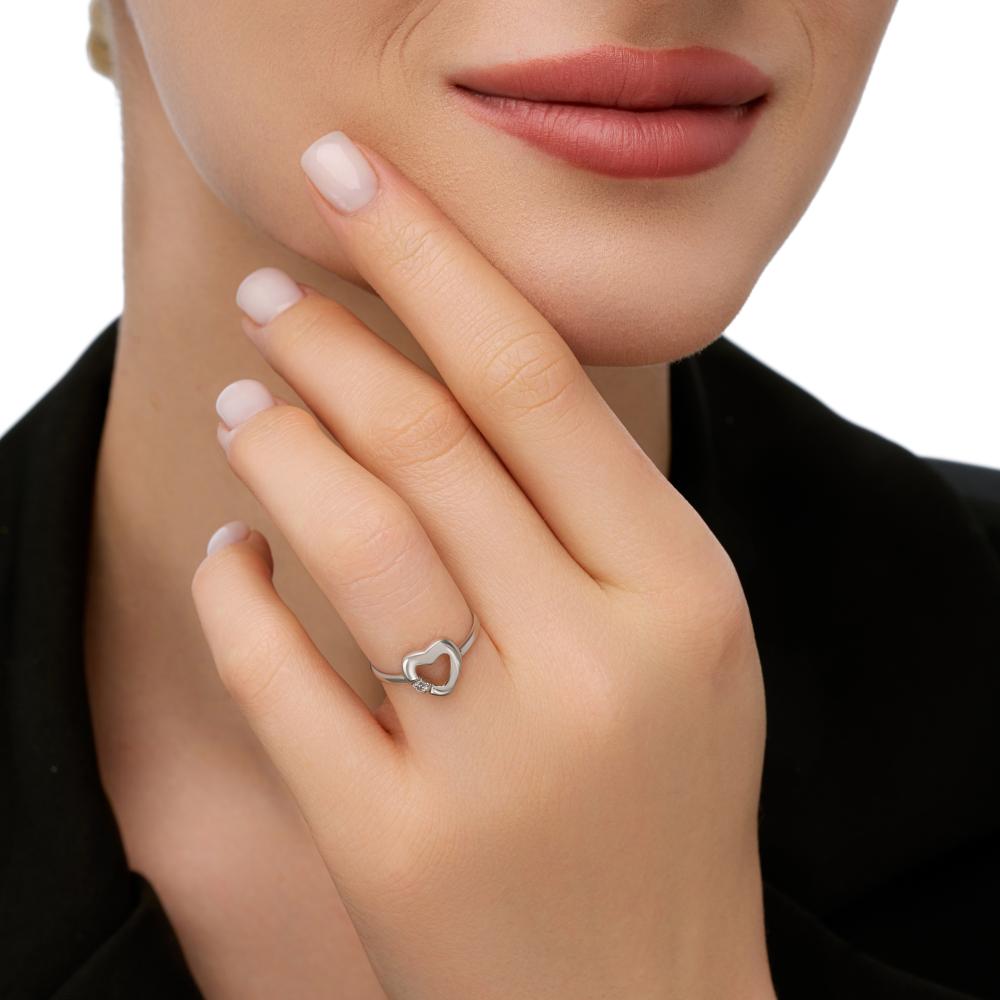 Серебряное кольцо Золотые купола со вставками (фианит) ЗК1101069-00775, размеры от 16.5 до 16.5