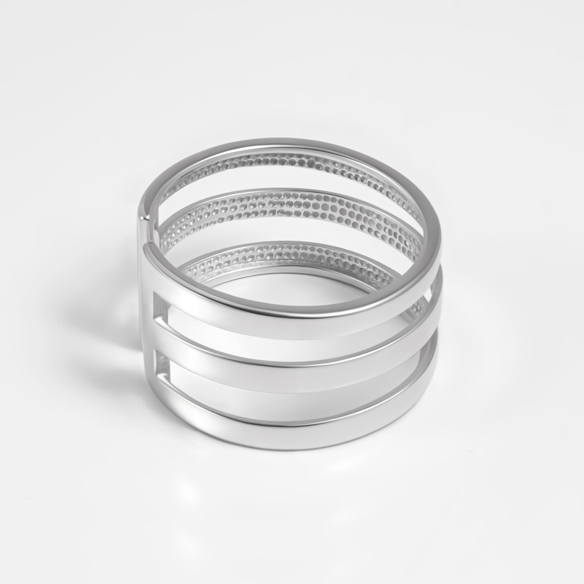 Серебряное кольцо Золотые купола ЗК0101497-00245, размеры от 13 до 13