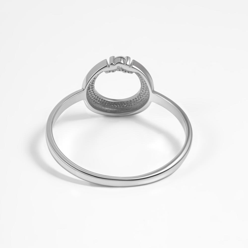 Серебряное кольцо Золотые купола  со вставками (фианит) ЗК1101068-00775, размеры от 16.5 до 16.5