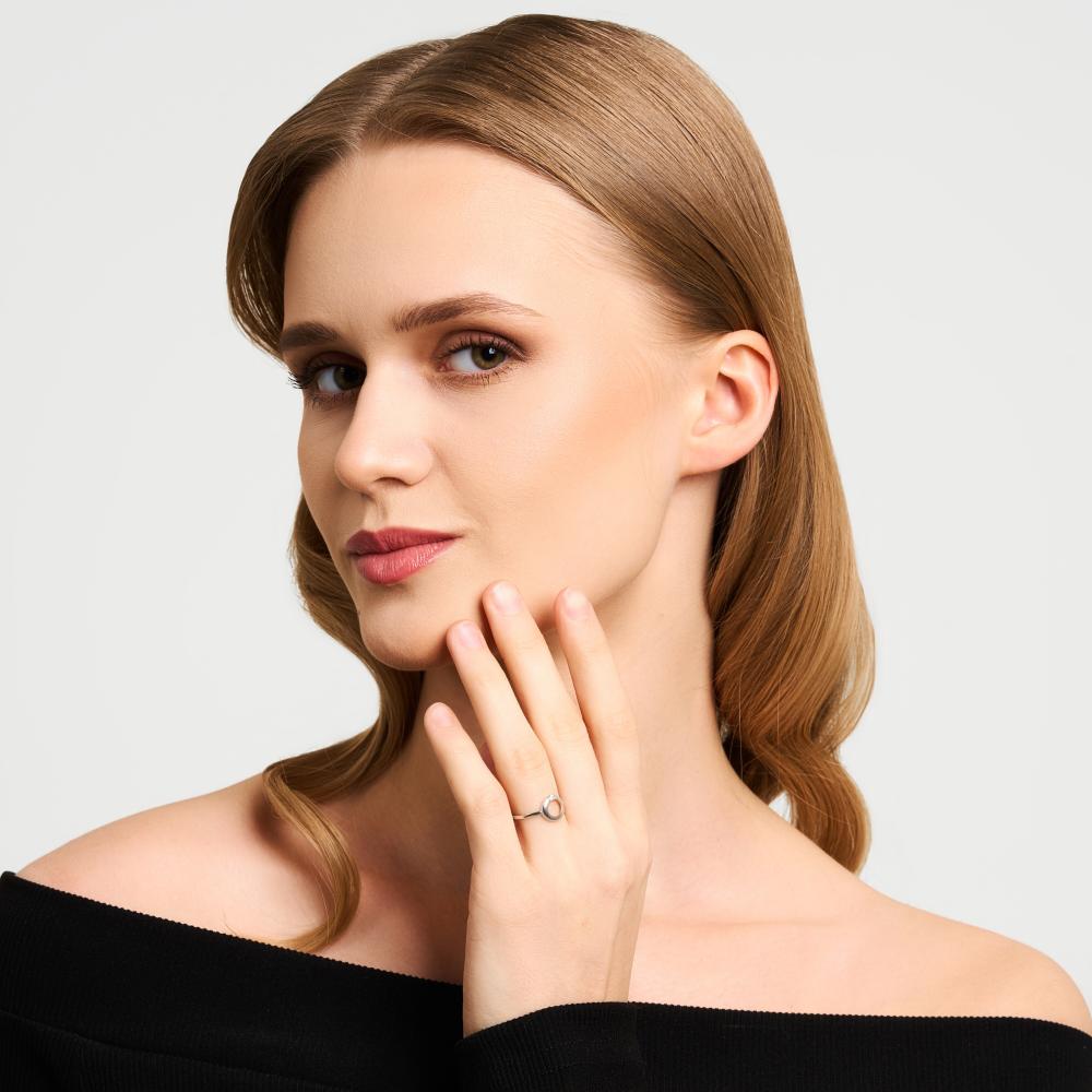 Серебряное кольцо Золотые купола  со вставками (фианит) ЗК1101068-00775, размеры от 16.5 до 16.5