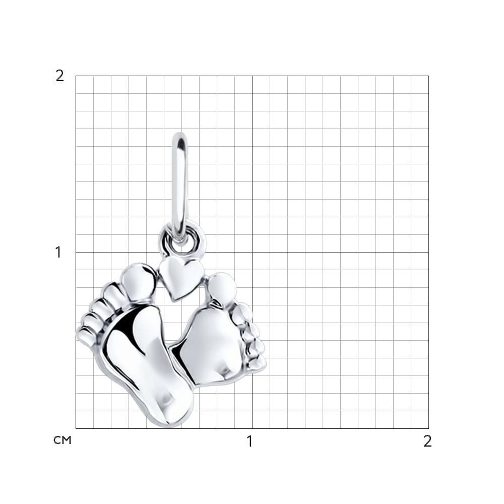 Серебряная подвеска Sokolov ДИ94031226