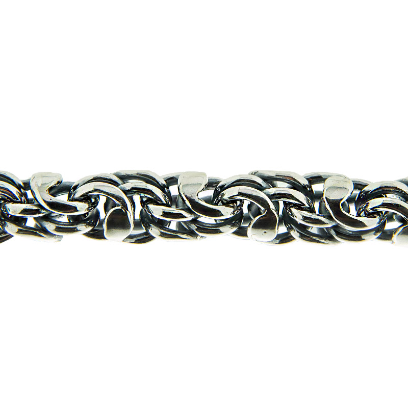 Серебряная цепочка Кубачи КБЦ275, размеры от 55 до 60
