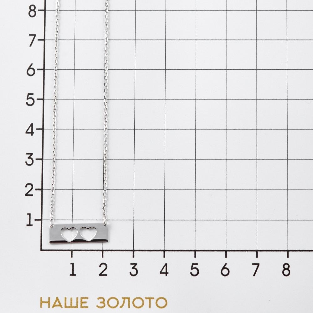 Серебряное колье Золотые купола ЗК0320243-00245, размеры от 40 до 45