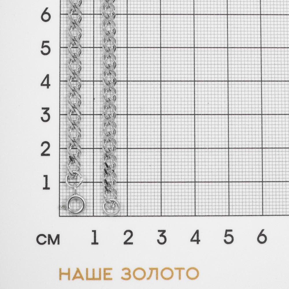 Серебряная цепочка Вознесенский 6ВРГР-70С, размеры от 50 до 65