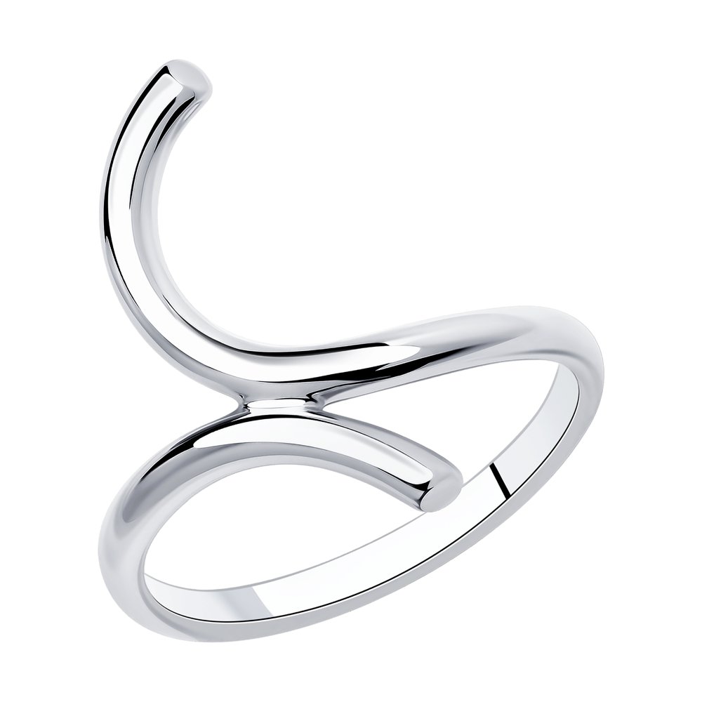 Серебряное кольцо Sokolov ДИ94013174, размеры от 16.5 до 18.5