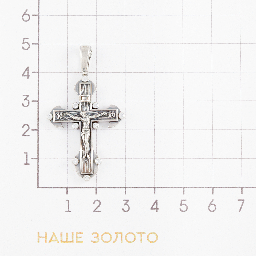 Серебряный крест Liberty  РЫ3600355СЧ