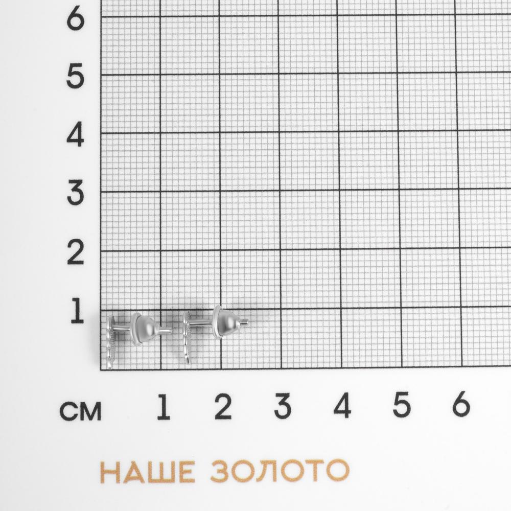 Серебряные серьги гвоздики Золотые купола ЗК6101101-00245