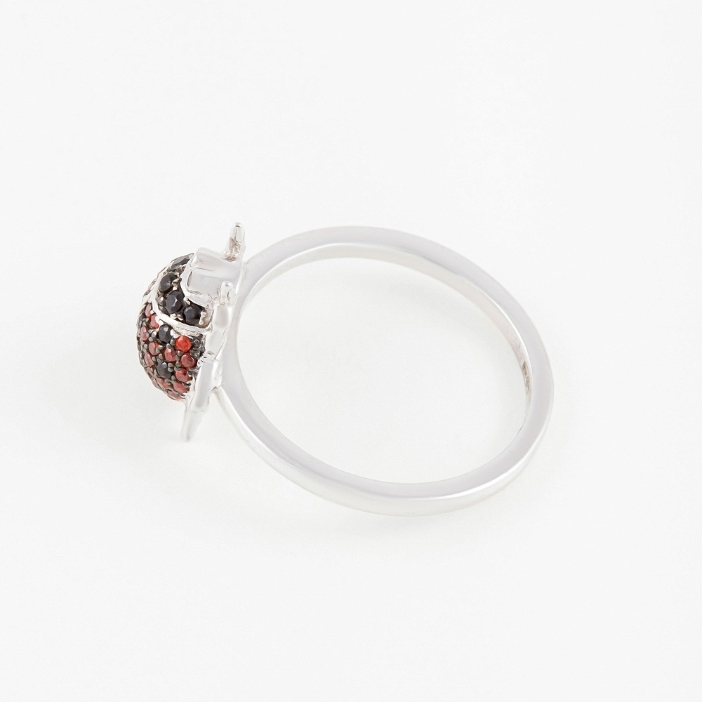 Серебряное кольцо Випголд  со вставками (фианит) ВПК40КЛ, размеры от 16.5 до 18.5