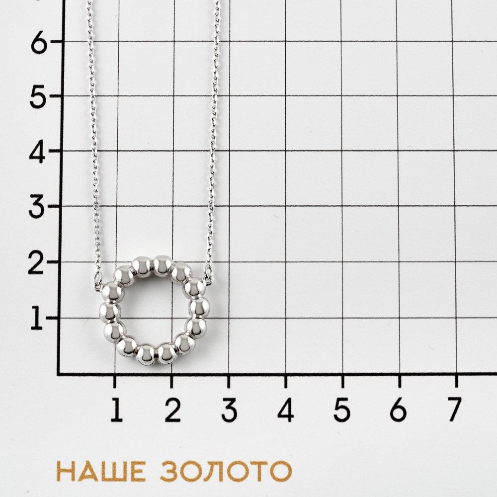 Серебряное колье Золотые купола ЗК0320352-00245, размеры от 40 до 45