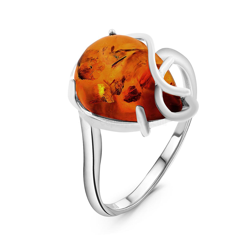 Серебряное кольцо Серебро россии со вставками из полудрагоценных камней () РОКП59Р640, размеры от 17 до 20