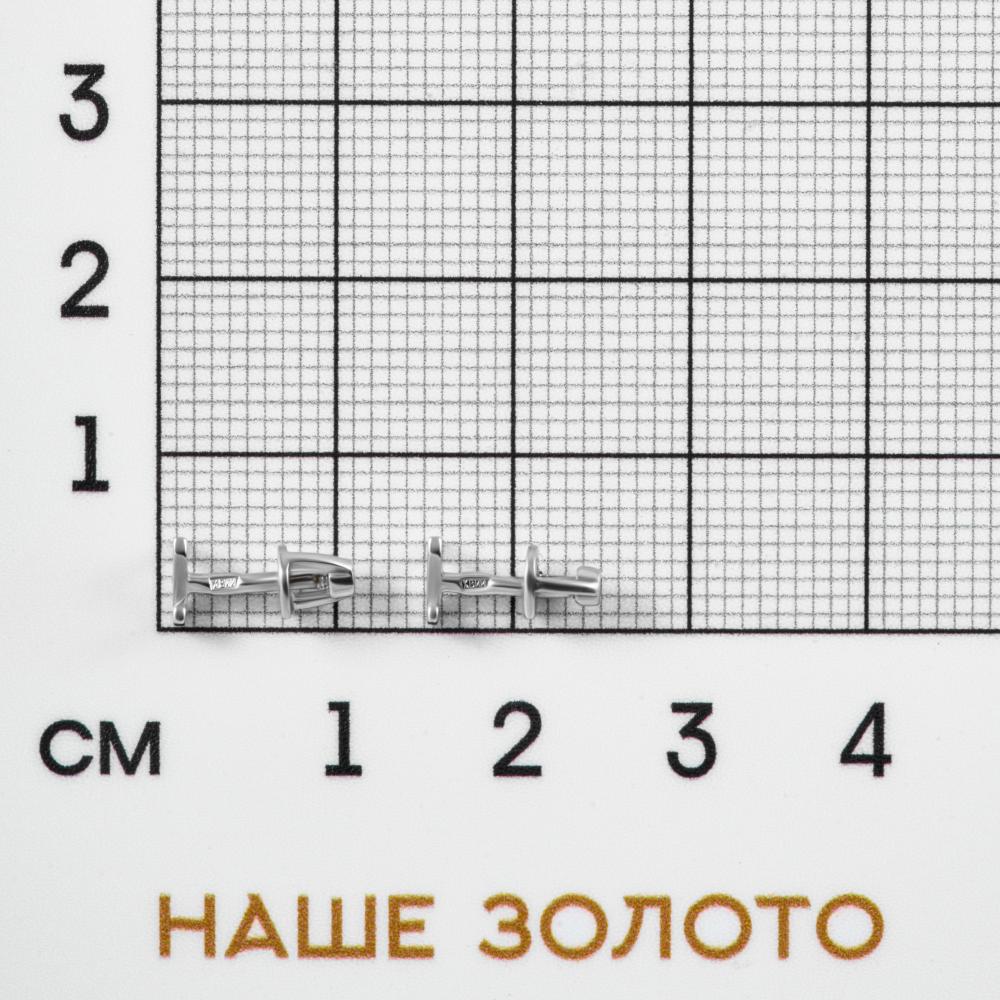 Серебряные серьги гвоздики Liberty  РЫ2784599С