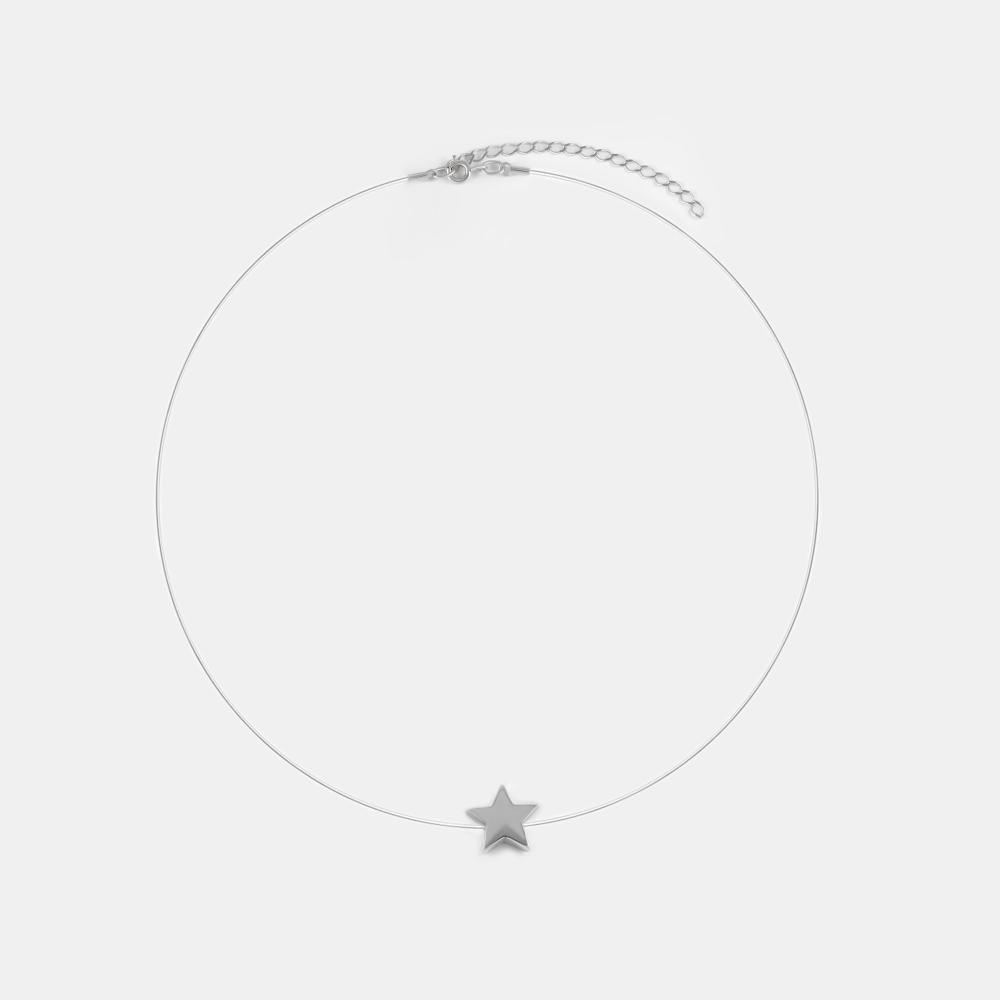 Серебряное колье Золотые купола ЗК0320316-10245, размеры от 45 до 45