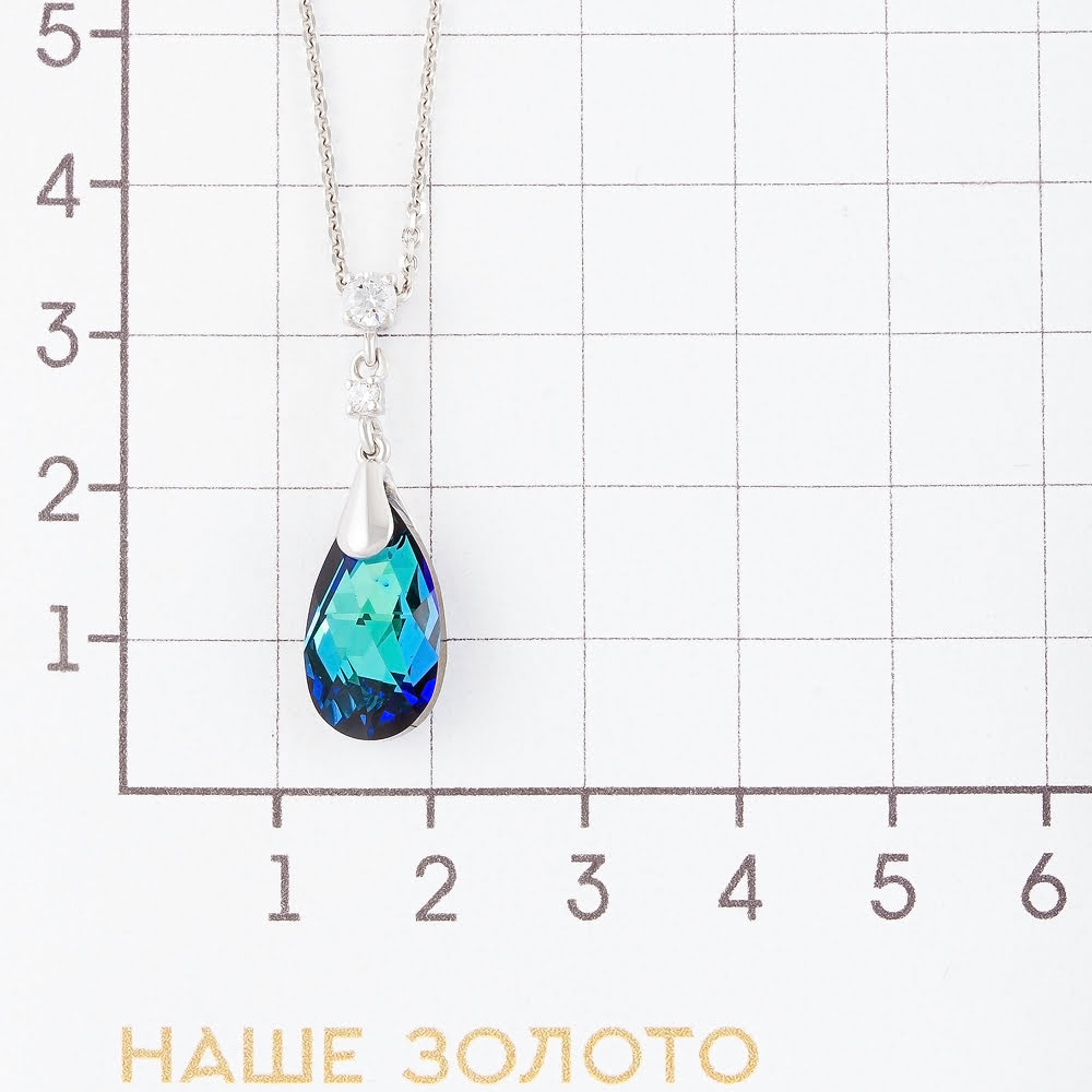 Серебряное колье Альтеза А9С50166-6106гл