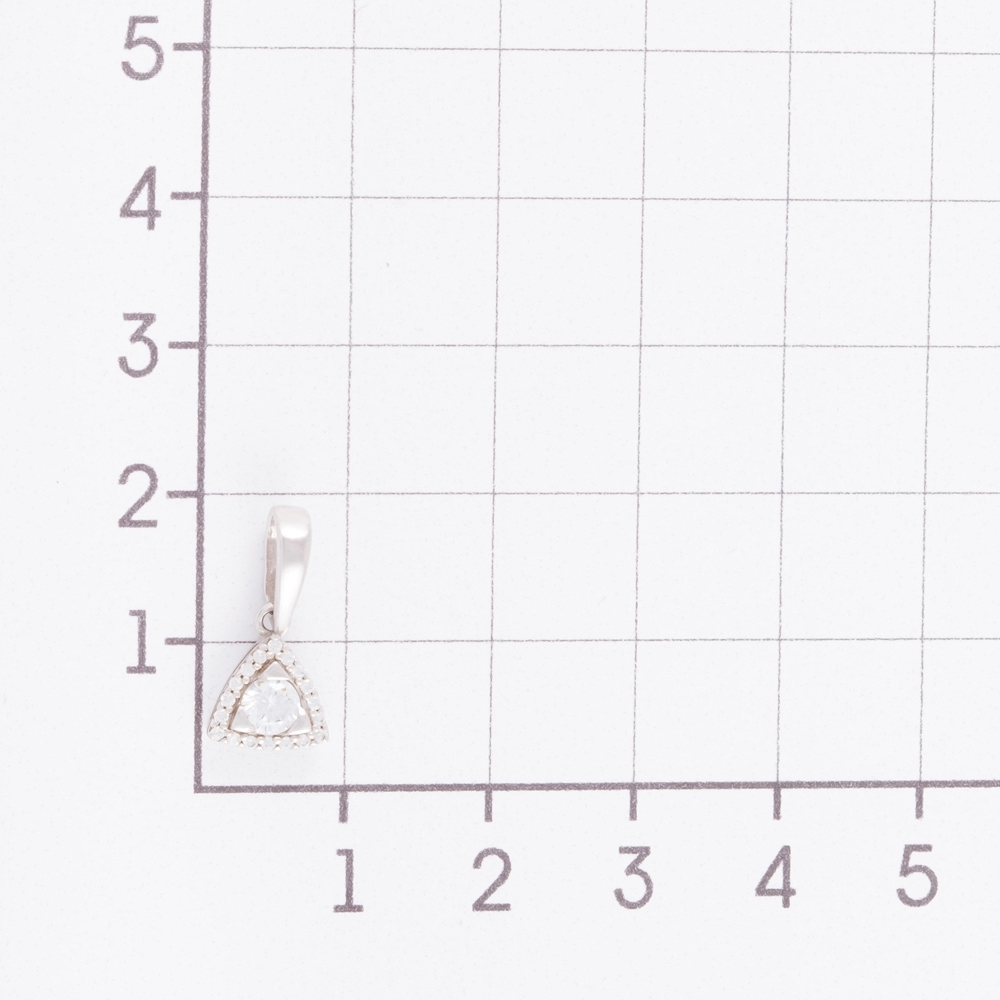 Серебряная подвеска Вознесенский  со вставками (фианит) 6В13-0253