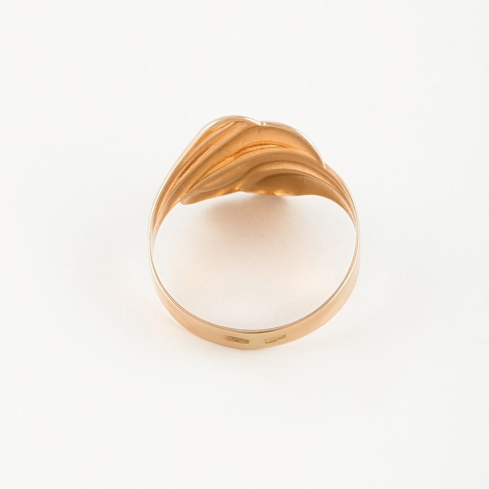Золотое кольцо Магнат  из красного золота 585 пробы ПЗА012708, размеры от 17 до 21.5