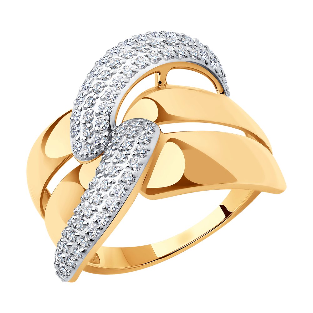Золотое кольцо Sokolov из красного золота 585 пробы ДИ018700