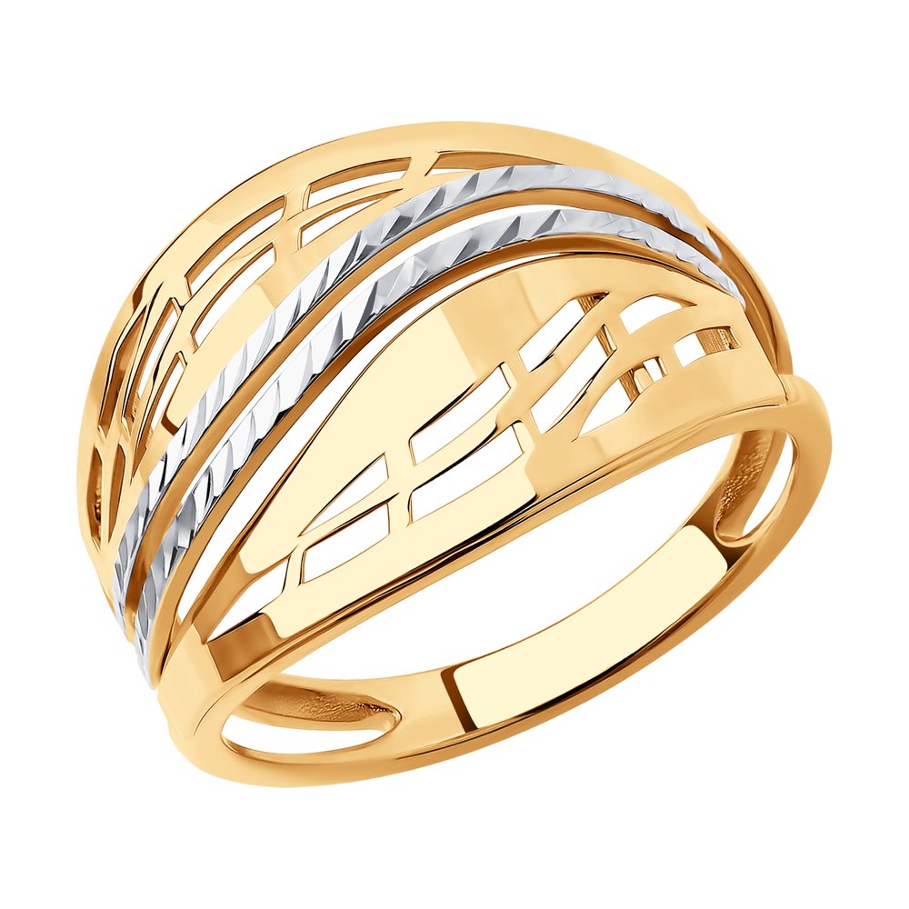 Золотое кольцо Sokolov из красного золота 585 пробы ДИ018773