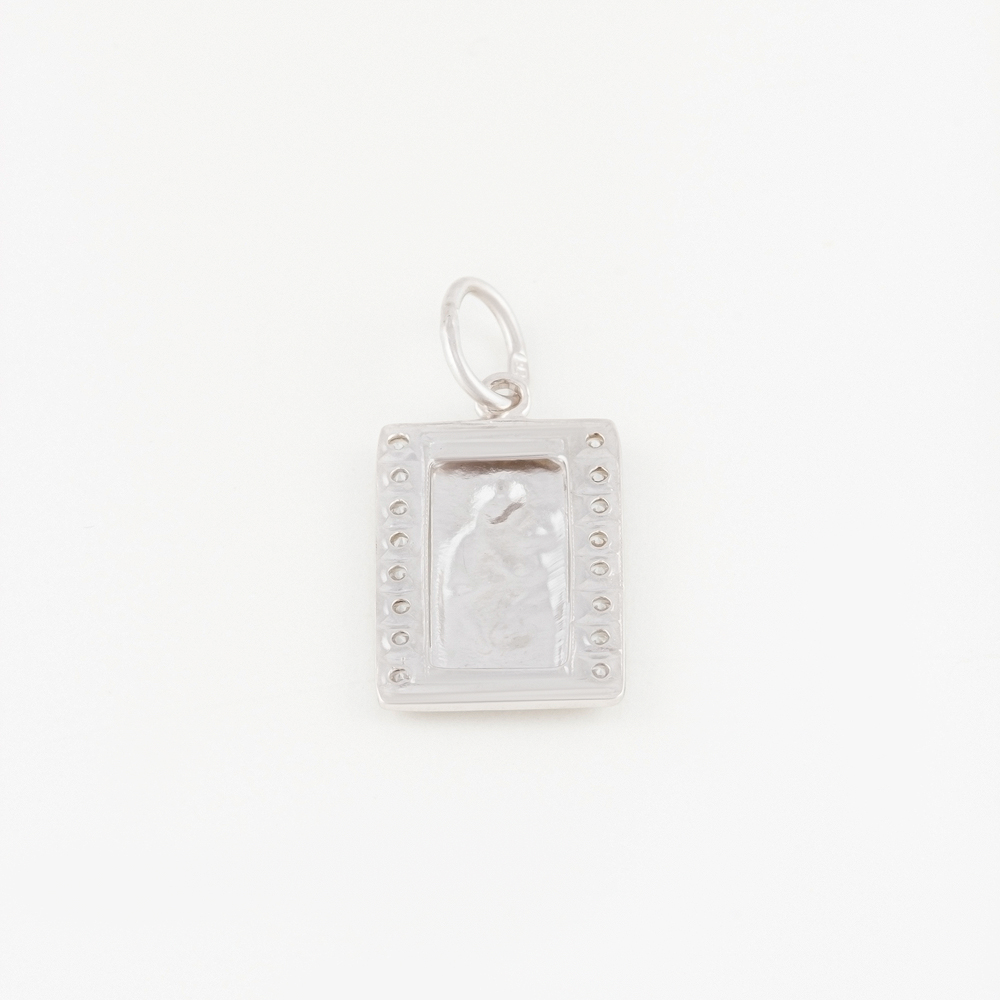 Серебряная иконка Золотая подкова  со вставками (фианит) ЯВ8534С