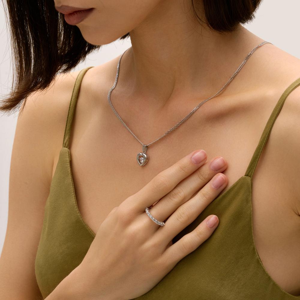 Серебряная подвеска Альфа-карат  со вставками (фианит) КР2137855/9