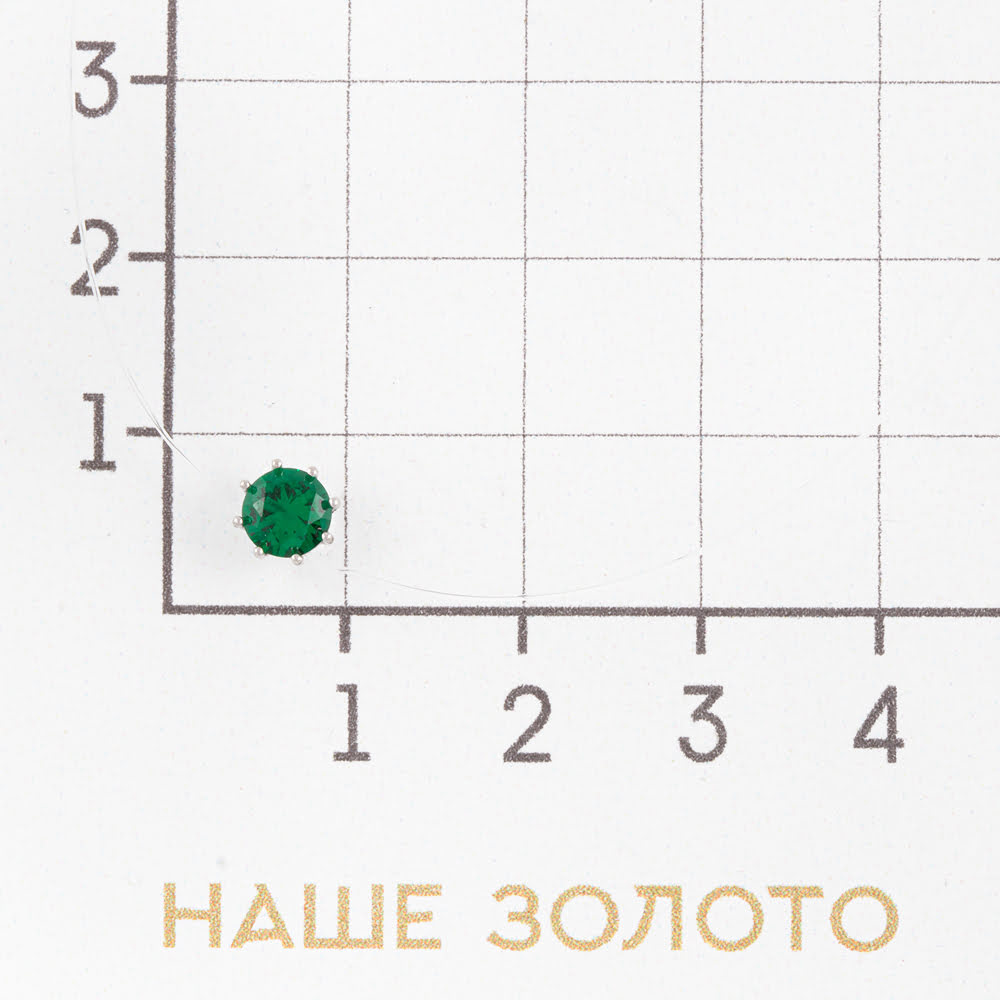 Серебряное колье Эффект  со вставками (фианит) ЭФС32-30607ФЗ, размеры от 38 до 40