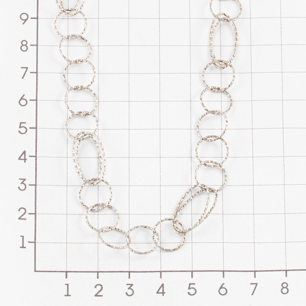 Серебряное колье Эффект ЭФ396-07, размеры от 45 до 60