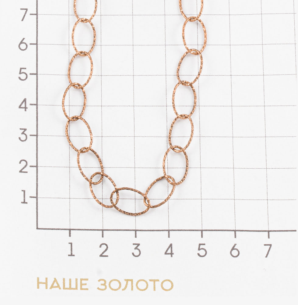 Серебряное колье Эффект ЭФ399-05, размеры от 45 до 60