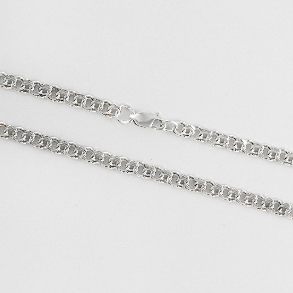 Серебряная цепочка Берег 2БЦС9-060.20-БКР-01, размеры от 17 до 70