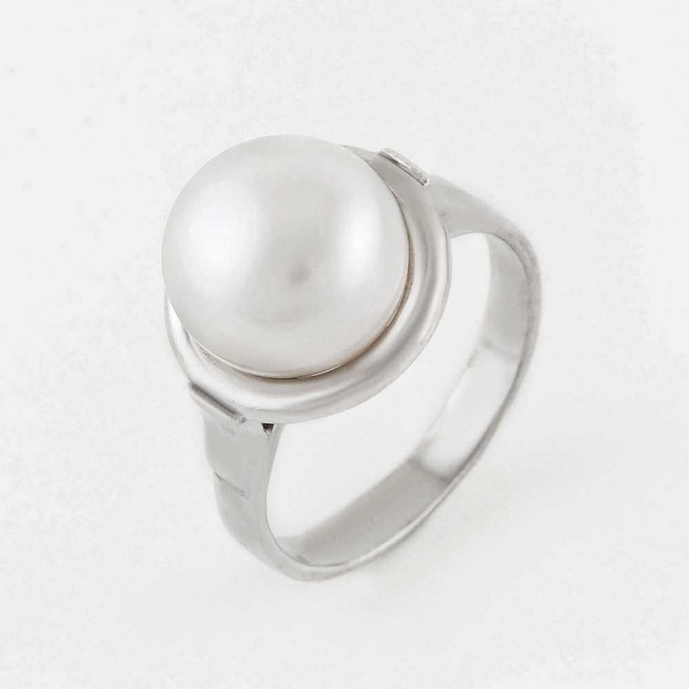 Серебряное кольцо с жемчугом