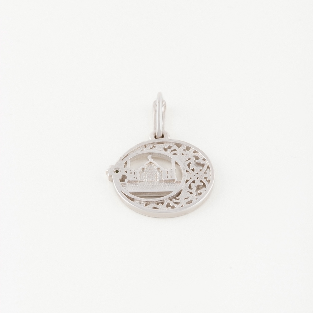 Серебряная мечеть Мидас-пермь  со вставками (фианит) 4МП410