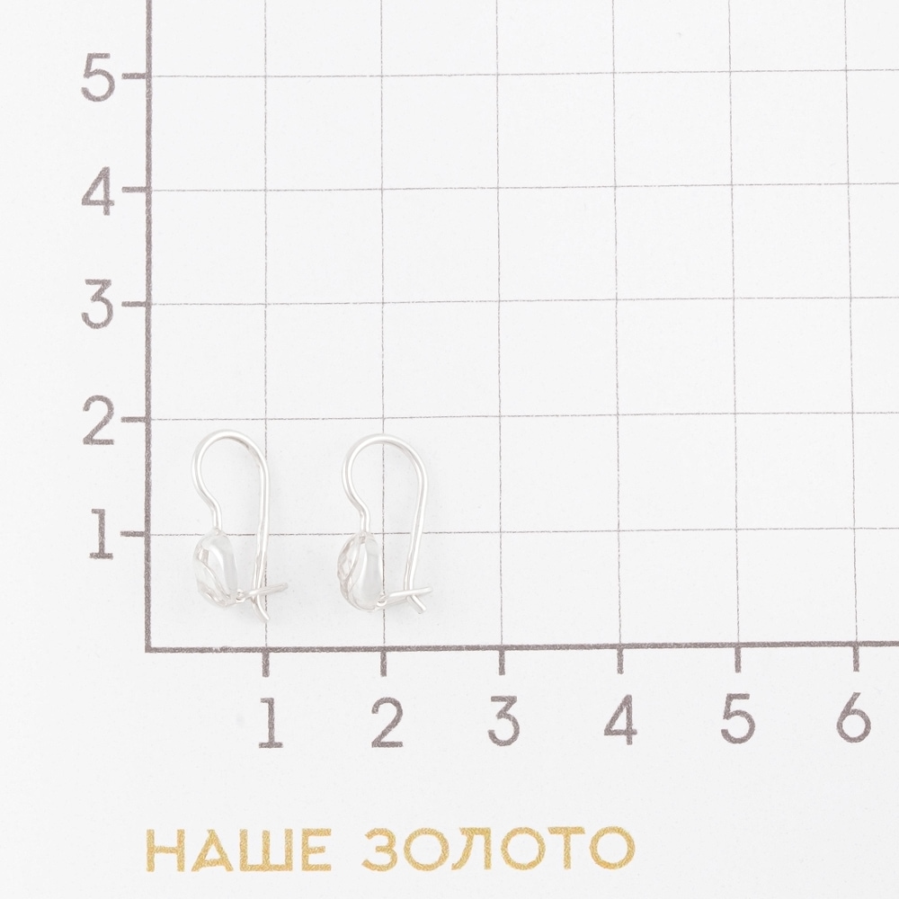 Серебряные серьги детские Золотая подкова ЯВ4303С