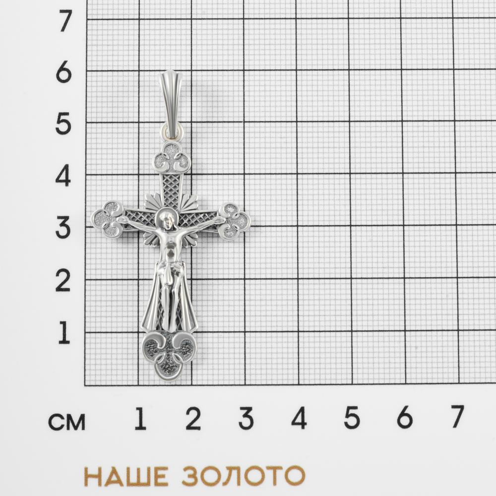 Серебряный крест Кубачи КБК405