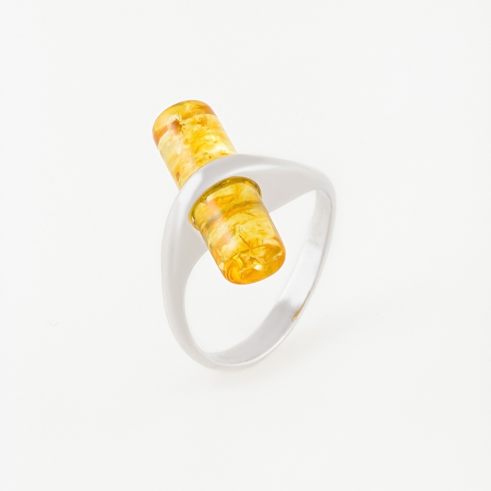 Серебряное кольцо Дарвин со вставками из полудрагоценных камней () 6Д920021560АА, размеры от 17 до 18.5