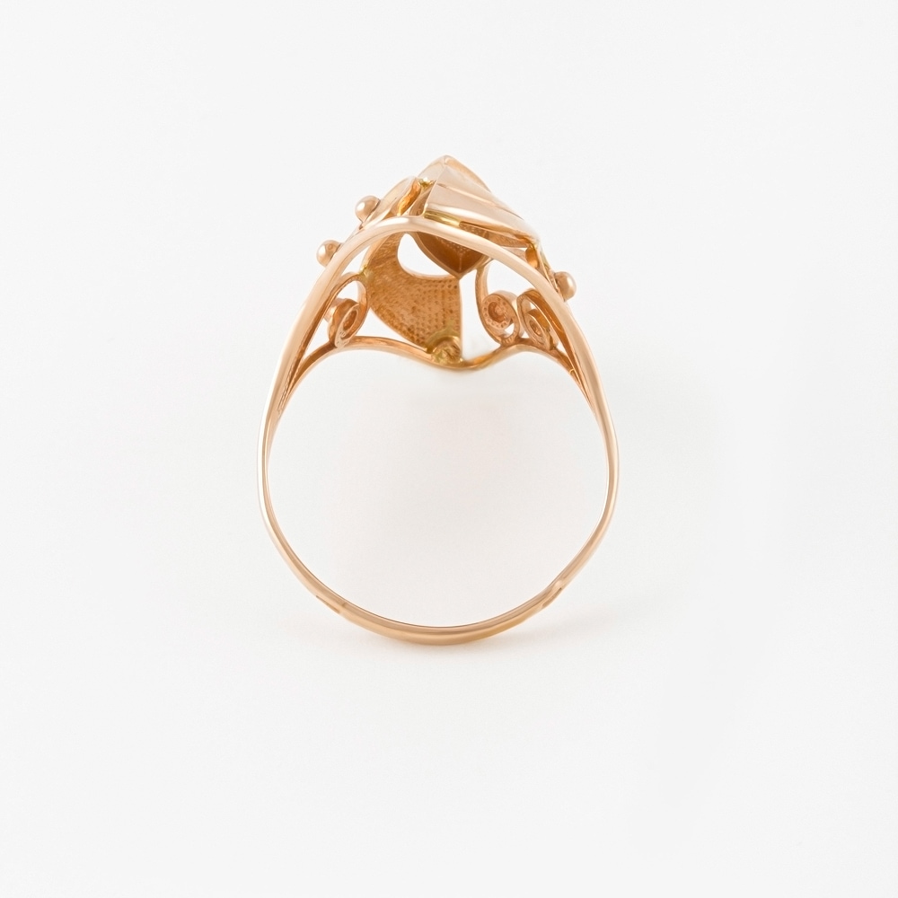 Золотое кольцо Аллегро из красного золота 585 пробы 7А11113, размеры от 17 до 23