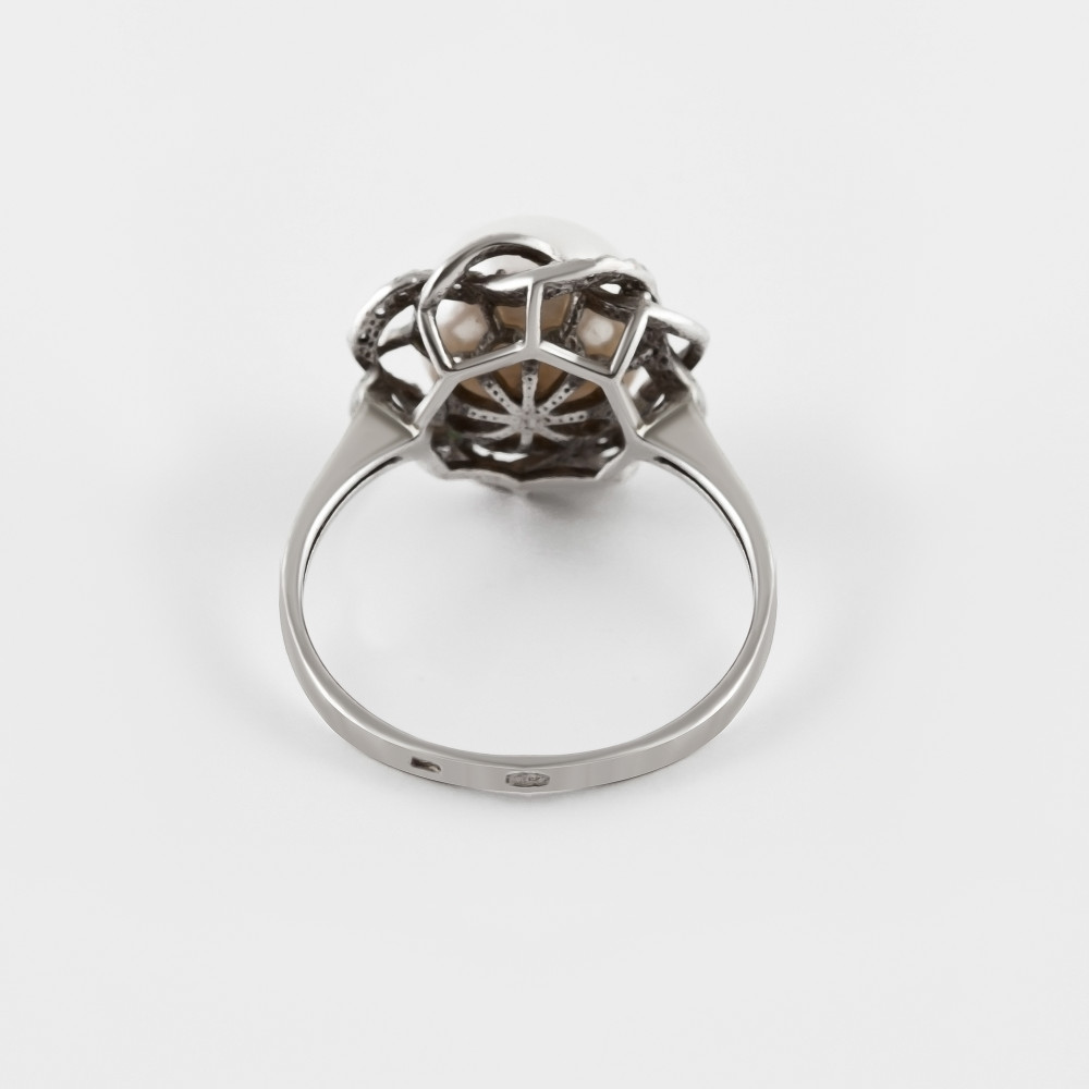 Серебряное кольцо Defleur  со вставками ( и фианит) ФЖ27416.1С, размеры от 16.5 до 18.5