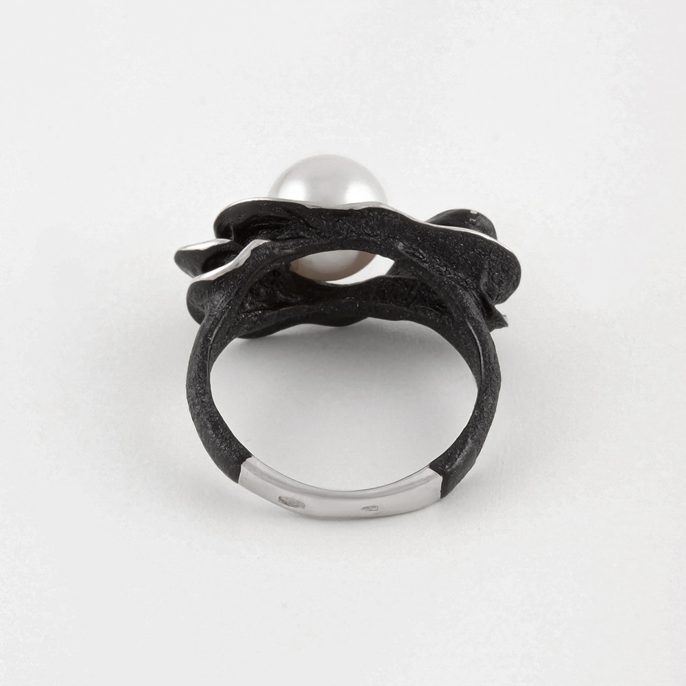 Серебряное кольцо Флёр ж  со вставками () ФЖ51241С1, размеры от 18.5 до 18.5