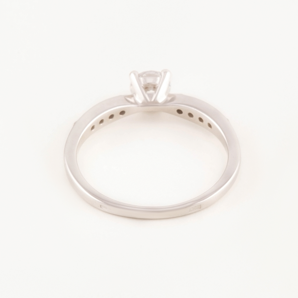 Серебряное кольцо Вознесенский  со вставками (фианит) 6В10-0260, размеры от 16.5 до 17.5
