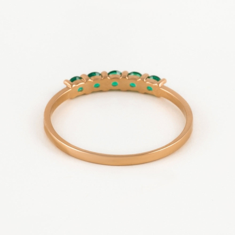 Золотое кольцо Бриллиант союз из красного золота 585 пробы со вставками из драгоценных камней (бриллиант) ЫЗ5-2181-103И1-1Б, размеры от 16 до 18