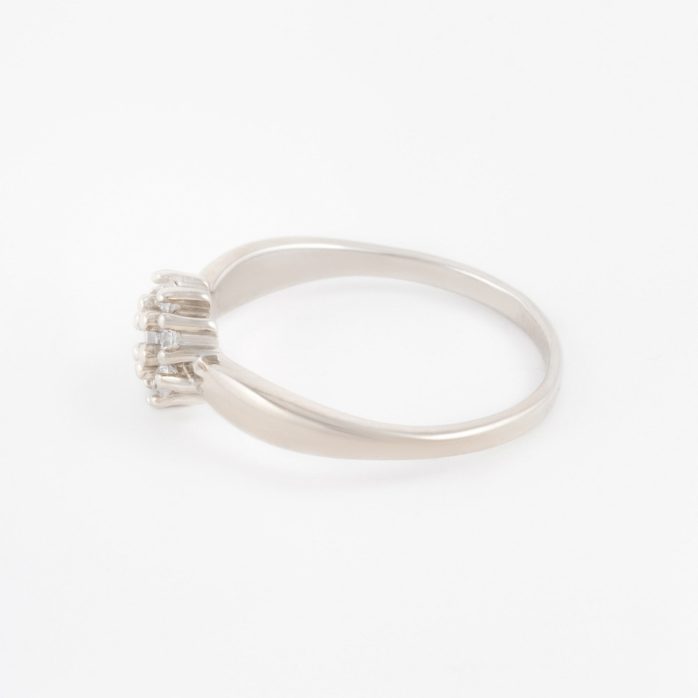 Серебряное кольцо Вознесенский  со вставками (фианит) 6В10-0238, размеры от 14 до 18