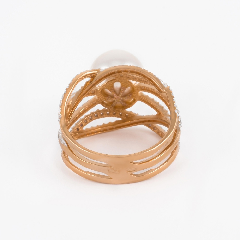 Золотое кольцо Ювелирные традиции из красного золота 585 пробы ЮИК1426054