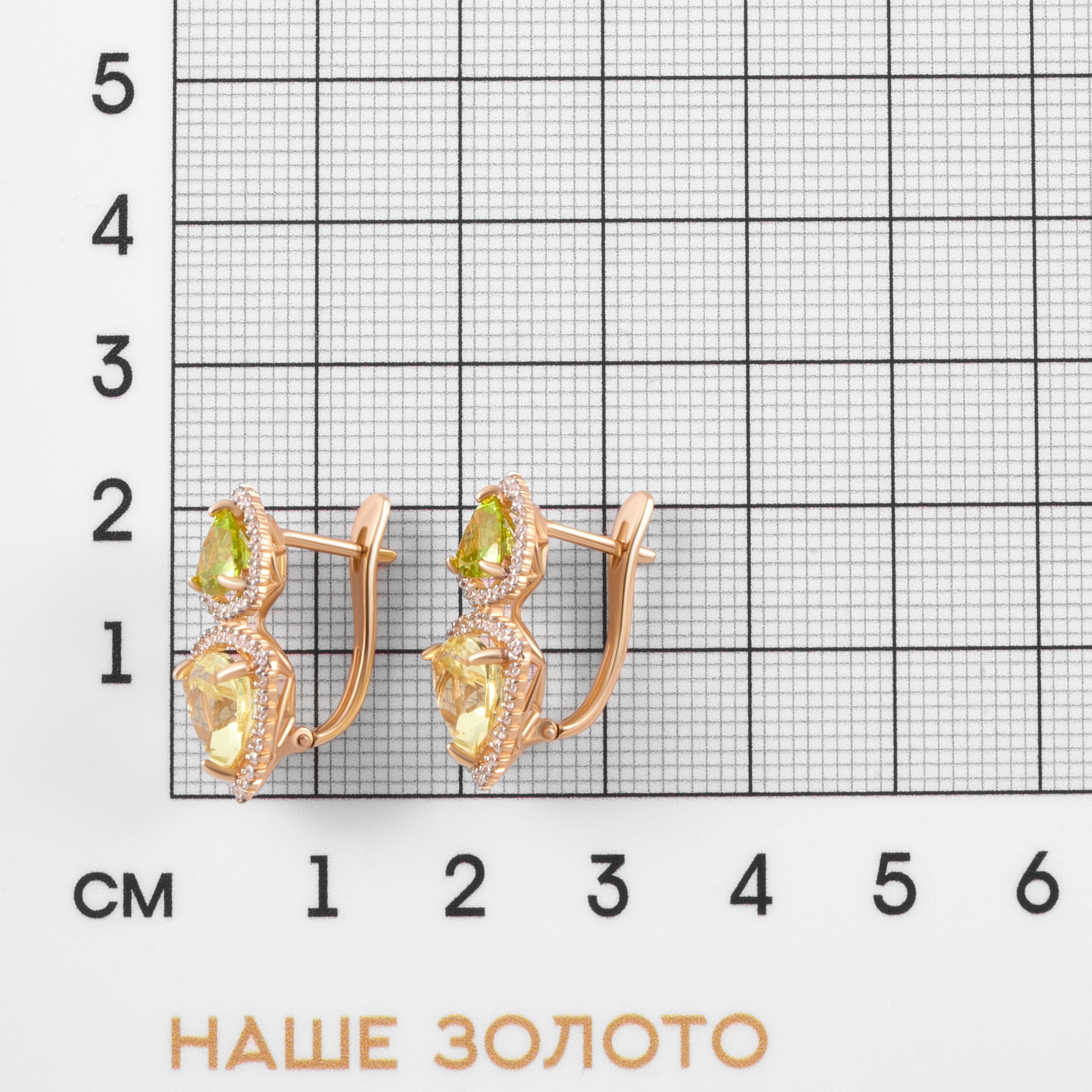 Золотые серьги Sokolov из красного золота 585 пробы ДИ727762